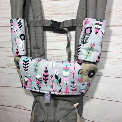 pink gold ergo 360 teething pads