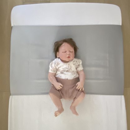 100% Mulberry silk mini crib slip silk sleeve - Image 2