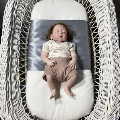 100% Mulberry silk slip sleeve for bassinet