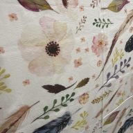boho cotton cot fitted sheet