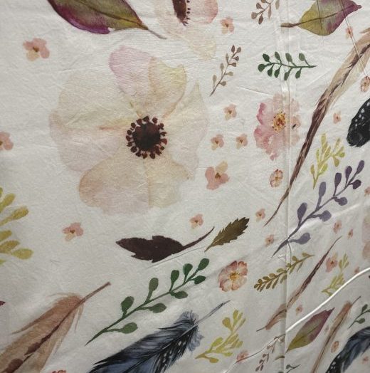 boho cotton cot fitted sheet