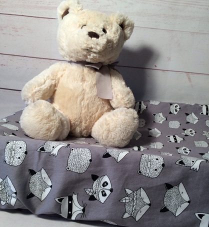 grey fox change table cover