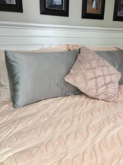 100% Mulberry silk Queen or King pillowcase double pack - Image 4