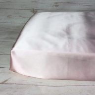 Pink mulberry silk baby handmade cot nursery bedding