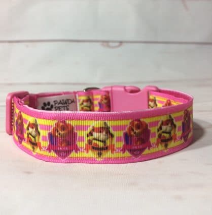 Pink Paw patrol Dog Collar