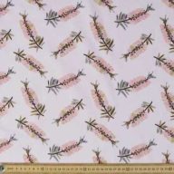 pink floral cot fitted sheet