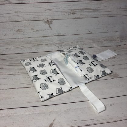 white fox nappy wallet