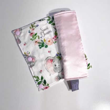 Mulberry silk Pram strap covers - strap protectors - Image 2