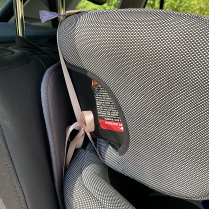 100% Mulberry silk baby car seat headrest cover - Image 4
