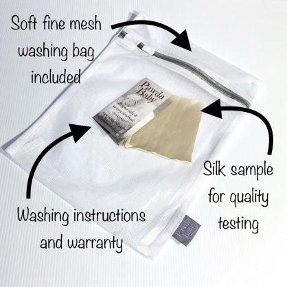 100% Mulberry silk slip sleeve for bassinet - Image 8