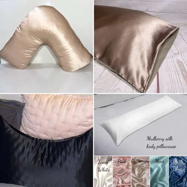 mulberry silk boomerang pillowcase