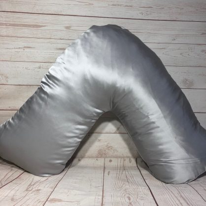 SINGLE side Mulberry silk and cotton Tri V shape Boomerang silk pillowcase - Image 8